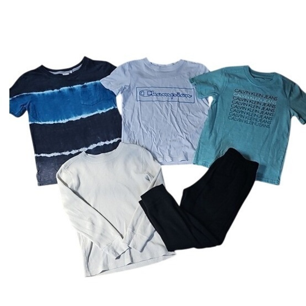 Boys 5pc Clothing Bundle Champion Calvin Klein Arizona Xersion Size 7-8 Small
